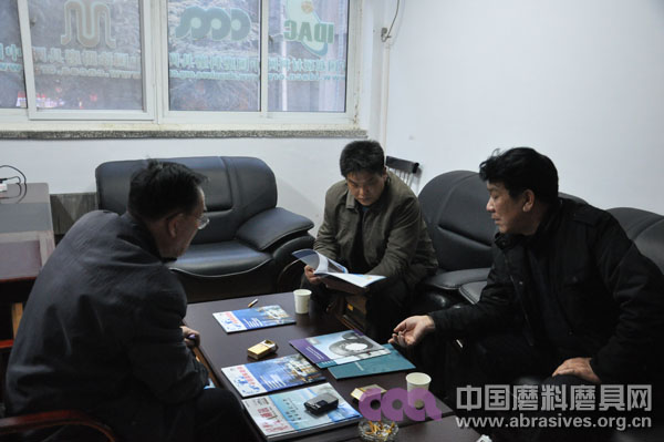 鄭州廣智陳宏親總經(jīng)理一行來訪中國磨料磨具網(wǎng)