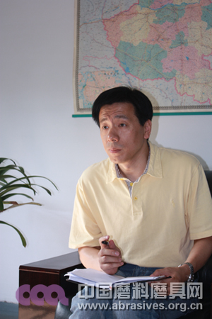 磨料磨具分會(huì)王永秘書長(zhǎng)一行到白鴿考察調(diào)研