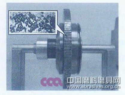 細粒度釬焊金剛石砂輪實物照