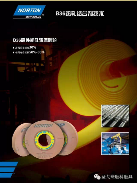 圣戈班B36熱軋結(jié)合劑技術(shù)單頁正式推出