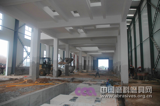 魯信高新磨料新區項目建設提速