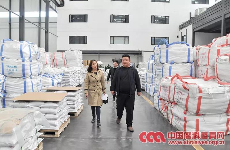 中國磨料磨具網一行走訪登封市磨料磨具企業