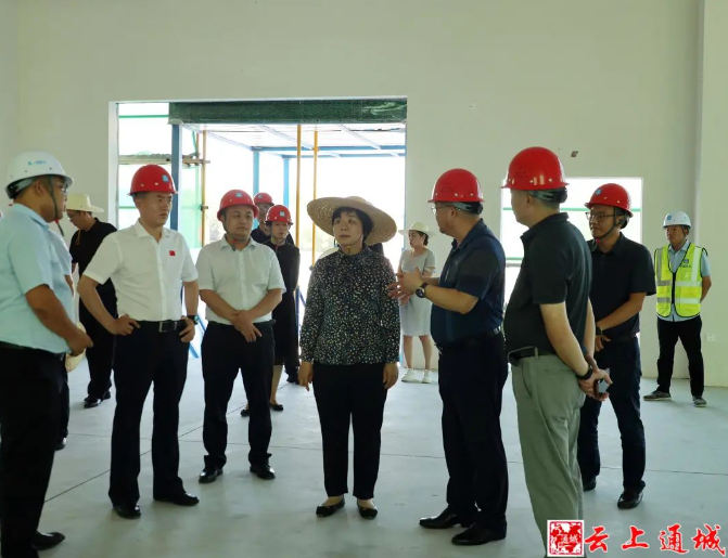 通城縣領導調研研磨產業回歸創業（孵化）園建設工作