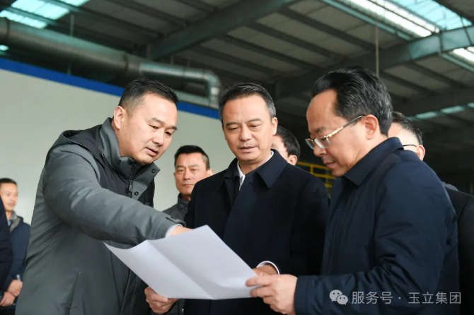 咸寧市委書記周鋒調研湖北玉立砂帶集團