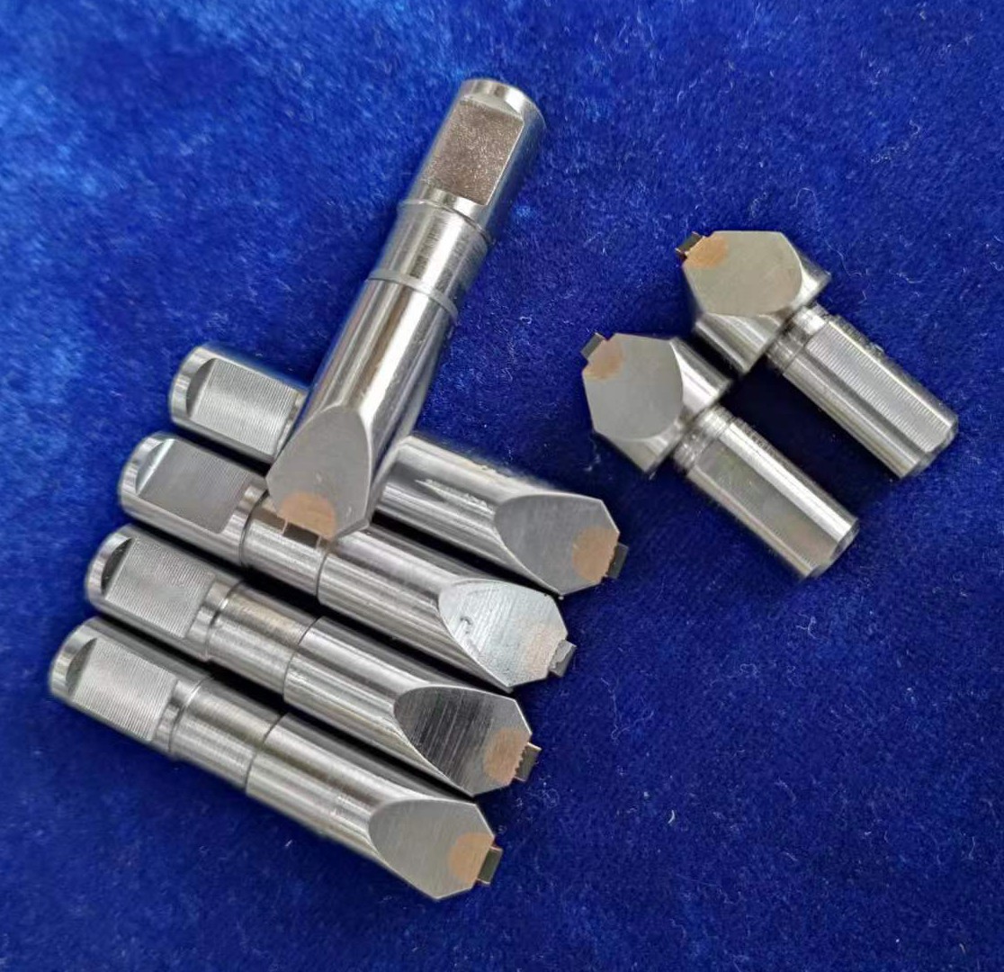8MM斧型金剛石刀，1.5克拉金剛石砂輪修刀-雙端面磨砂輪修整刀