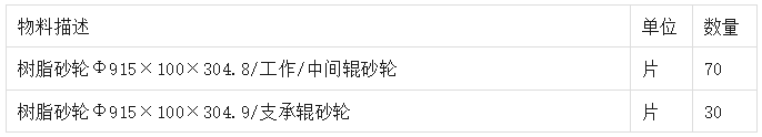 河南鋼鐵冷軋公司2025年7月砂輪采購公開招標